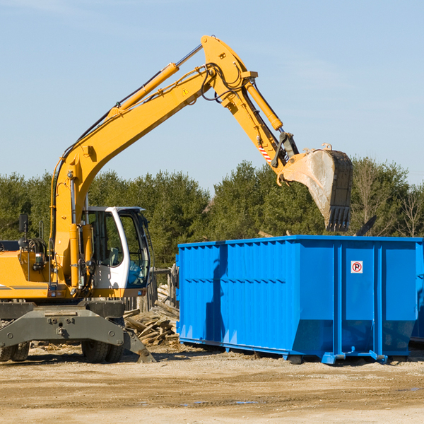 what size residential dumpster rentals are available in Choctaw County